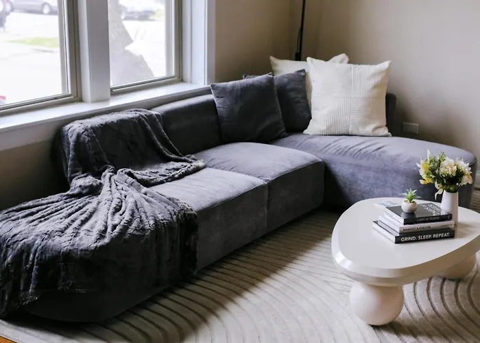 2br Fitness Pad • Private Gym • Sleeps 7 Apartamento Chicago